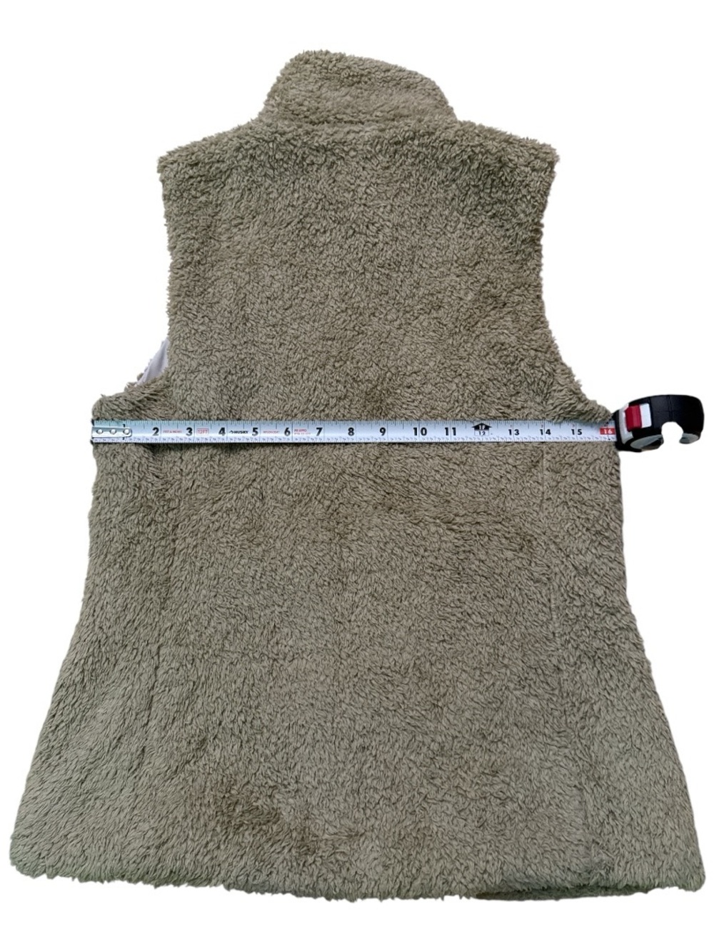 Patagonia Tan Fleece Vest Size Medium - Picture 3 of 7